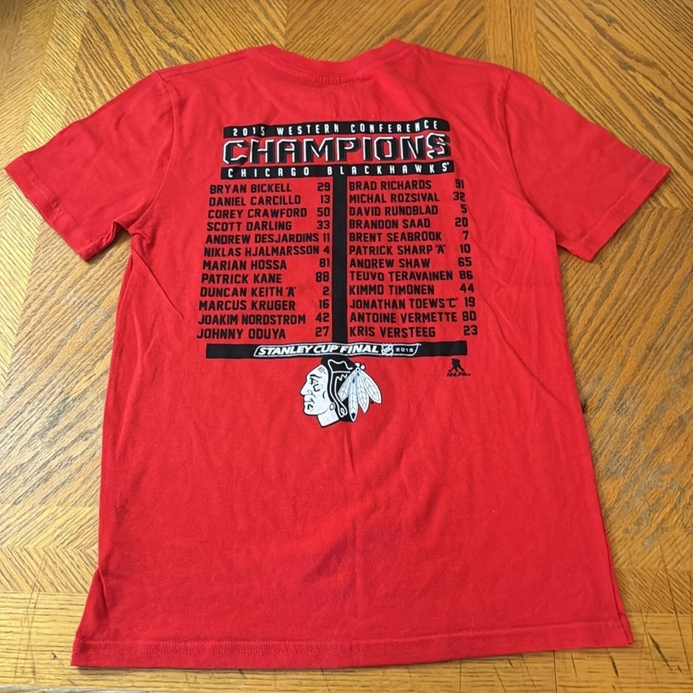Chicago Blackhawks 2015 Western conference champion tshirt - Picture 4 of 5